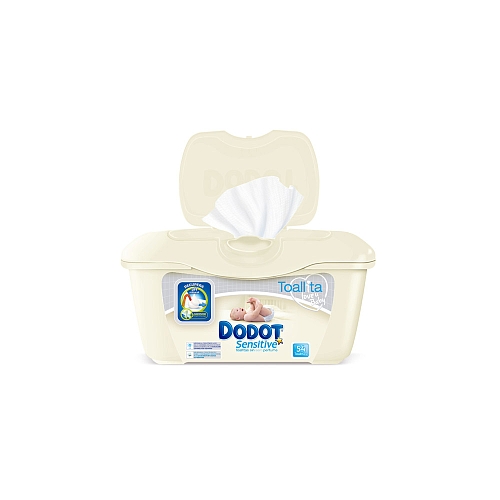 DODOT TOALLITAS SENSITIVE CAJA 54 UNIDADES