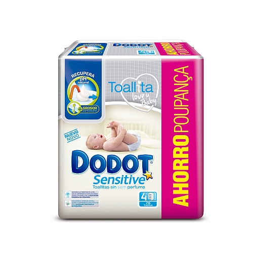 Dodot Toallitas Sensitive 486 Unidades Transparente